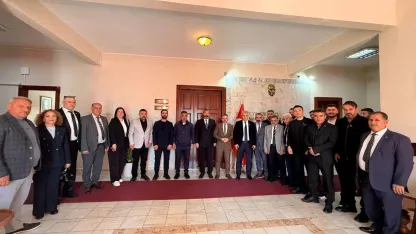 MHP İlçe Başkanı Taşdemir, Kaymakam Keklik ile görüştü
