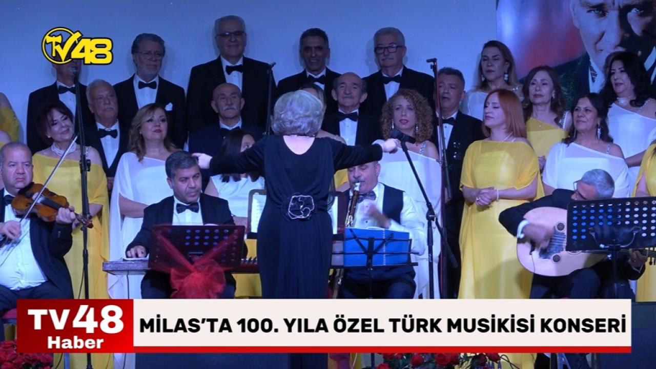 Milas’ta 100. Yıla Özel Türk Musikisi Konseri