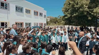 Okullarda Bodrum FK coşkusu yaşandı