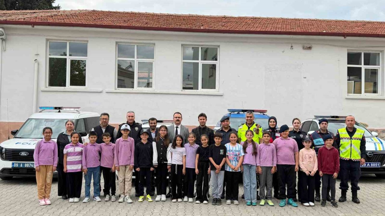 Sultanhisar’da miniklere trafik eğitimi
