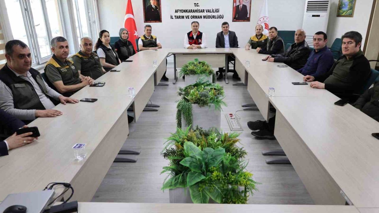 Tarım ve Orman İl Müdürlüğü tarafından koordinasyon toplantısı yapıldı