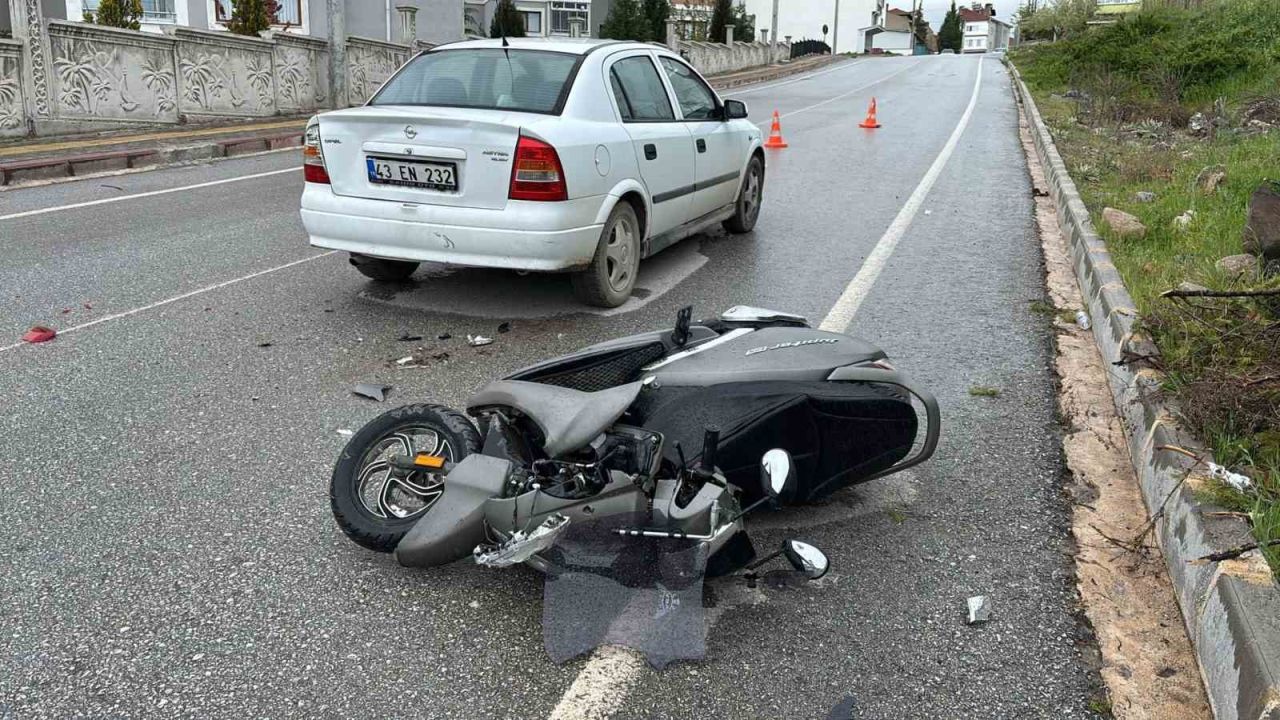Tavşanlı’da trafik kazası: 1 yaralı