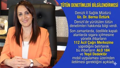Tütün ihbarları Alo 184 ve Yeşil Dedektör mobil uygulaması üzerinden iletilmeli