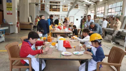 Ustalık yolculuğu bu kez çocuklarla devam etti