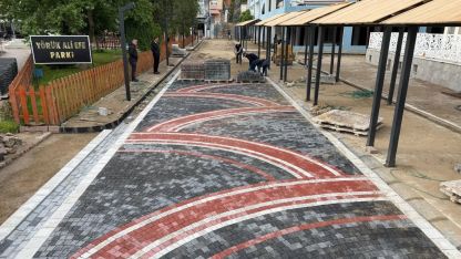 Yenipazar’da yollar yenileniyor