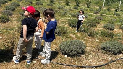 Yunusemreli minikler Ortaköy’de doğayla buluştu