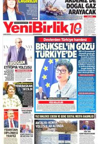 Yeni Birlik Gazete Manşeti