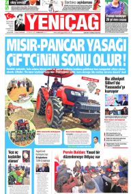 YENİÇAĞ Gazete Manşeti