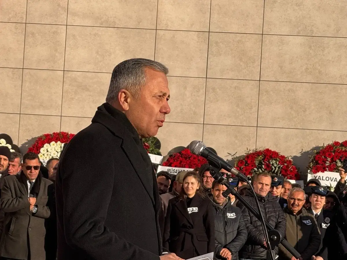 Yalova’da Şehit Polisler İçin Tören: Türkiye’nin Yüreğine Ateş Düştü