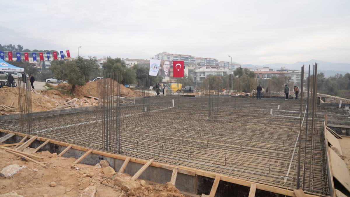 MİLAS BELEDİYESİ TAZİYE EVİ’NİN TEMELİ ATILDI