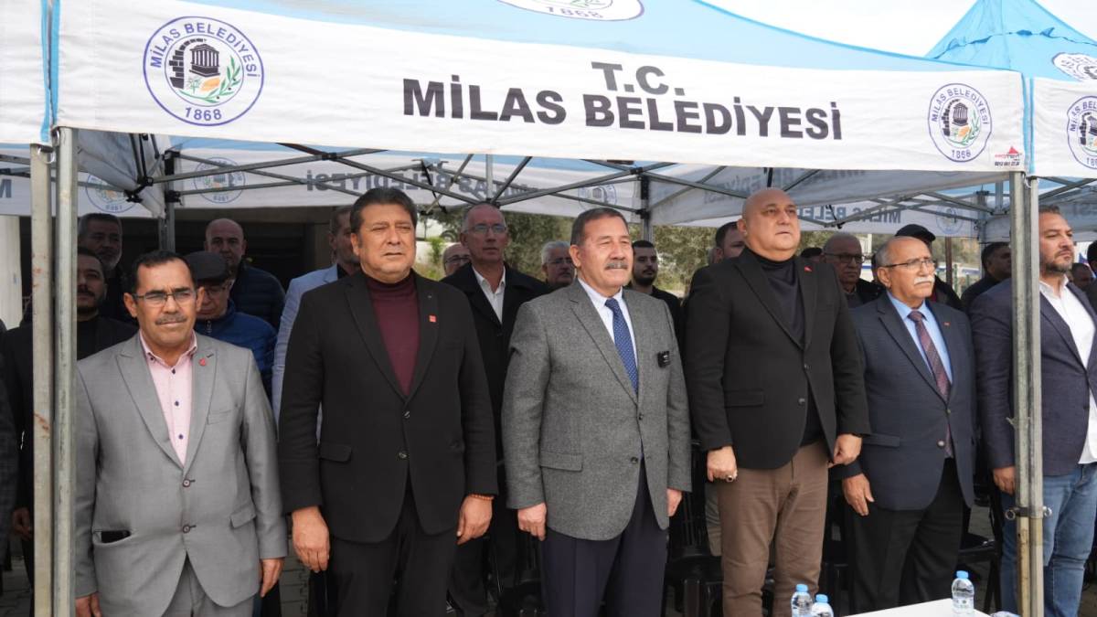 MİLAS BELEDİYESİ TAZİYE EVİ’NİN TEMELİ ATILDI