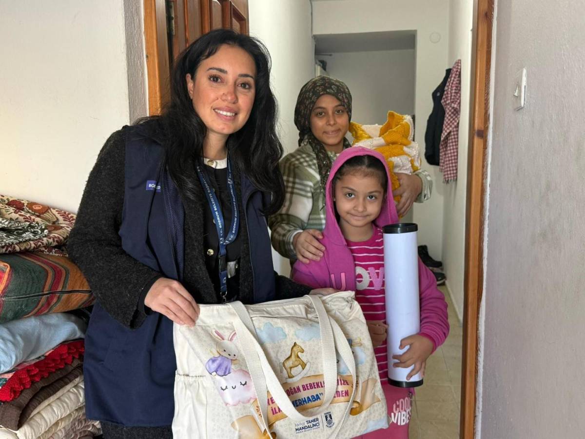 Bodrum’da 2026’nın İlk Bebeği Eylül’e “Hoş Geldin” Ziyareti