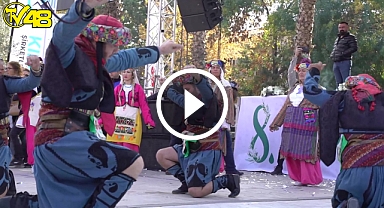 ZEYTİN HASAT ŞENLİĞİNDE HALK OYUNLARI EKİBİ MEST ETTİ